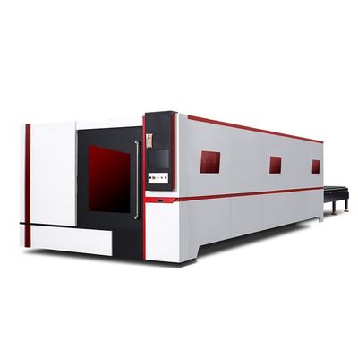 आयरन सीएनसी एल्युमिनियम कटिंग मशीन 2000W 3000 * 1500MM रेकस सिस्टम