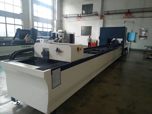 3000w कार्बन स्टील लेजर कटिंग मशीन 220Mm सीएनसी ट्यूब पंचिंग मशीन 120m / Min