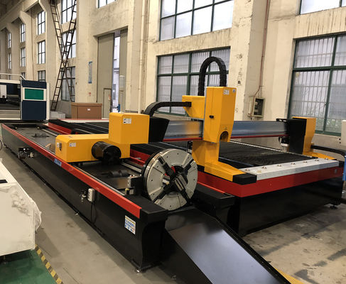 3000w कार्बन स्टील लेजर कटिंग मशीन 220Mm सीएनसी ट्यूब पंचिंग मशीन 120m / Min