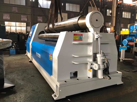 मैनुअल 4 रोल प्लेट झुकने मशीन 10x2500mm 2.2Kw यूवी