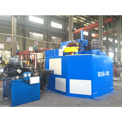 42CrMo क्षैतिज पाइप बेंडर Q235A कोण आयरन रोलिंग मशीन 460mm