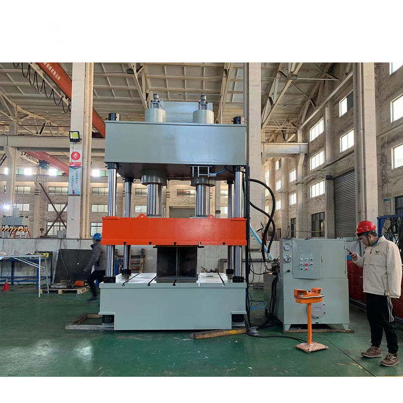 पानी की टंकी 22KW के लिए डीप ड्रॉइंग 400t के लिए चार कॉलम डबल एक्शन हाइड्रोलिक प्रेस;